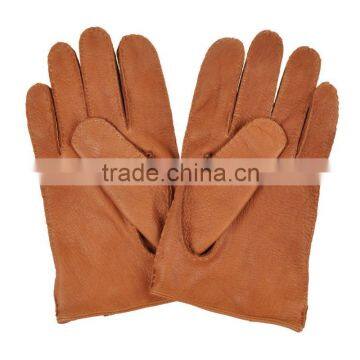 New Premium Men's Unlined Deerskin Leather Gloves. Hand Sewing Breathable Driving Gloves . photo-4