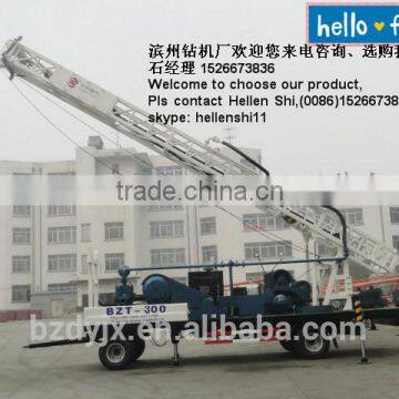 water well drilling rig-300m Trailer mounted