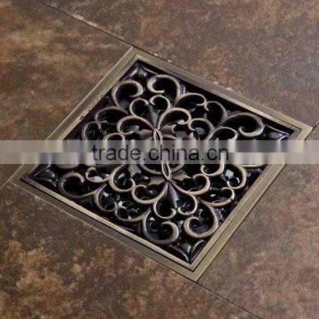 Europe type style restoring ancient ways brass bathroom floor drains /drainer