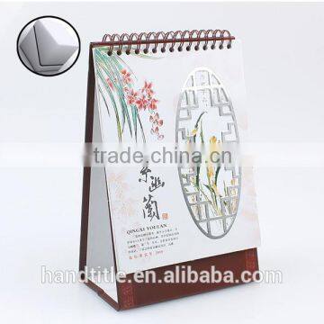 wholesale custom Creative Triangle Desk Calendar With Cute Design