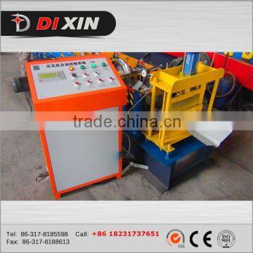China Manufacturers Roof Ridge Tile/roofing Tile Ridge Cap Roll Forming Machine