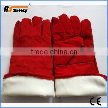 BSSAFETY Factory Price 2016 Wholesale Leather Welding Safety Work Glove photo-5