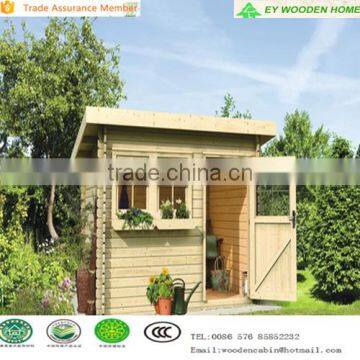 wooden garden tool shed