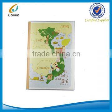 Wholesale paper notebook with pvc cover