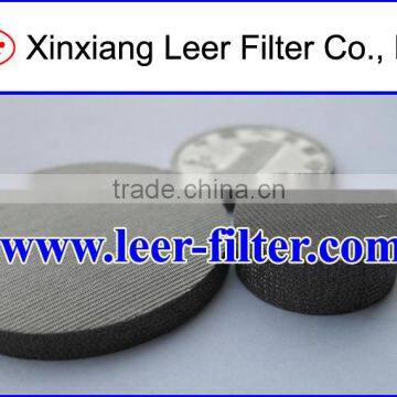 SS Sintered Wire Mesh Filter Disc