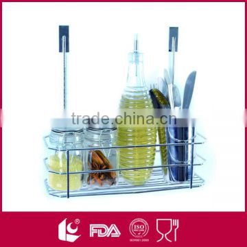 Alibaba China over the cabinet metal wire kitchen spice rack