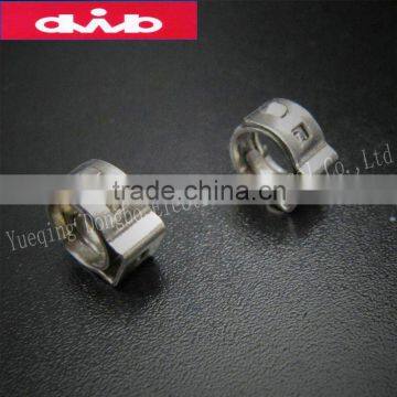 Hose Clamp 1 Ear Clamps(5.8-7.0mm Range)