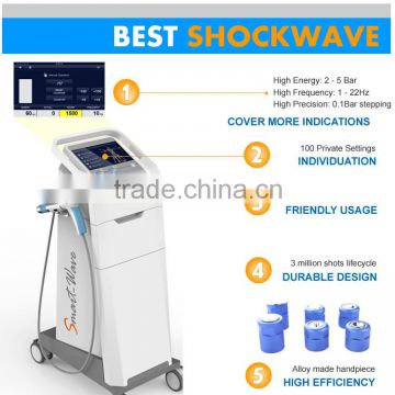 2016 occupational shockwave therapy equipment for pain treatment