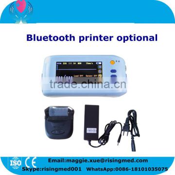 Handheld Multi parameter Touch Screen Patient Monitor optional bluetooth printer suitable ambulance center