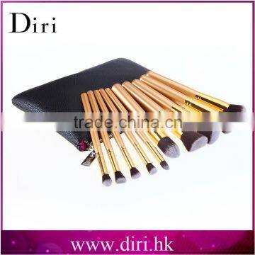 Yellow Make up Brushes Set 10 Make up Brushes in Stock Fast Selling Brushes Makeup photo-6
