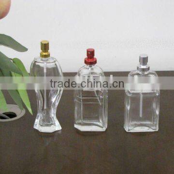 unique glass pefume bottle