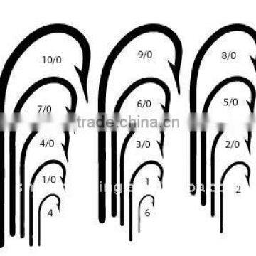 Mustad 3407-DT (old ref: 03407D) O'Shaughnessy fishing hooks