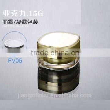 2016 New Design Eye-shaped Acrylic Cosmetic Cream Jar 15g 30g 50g for Wholesales photo-3