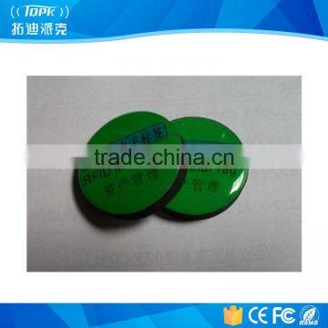 Customized 30*5mm Round NFC Anti Metal Tag