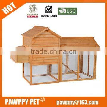 Backyard Wooden Chicken Coop & Hen House with Outdoor Run