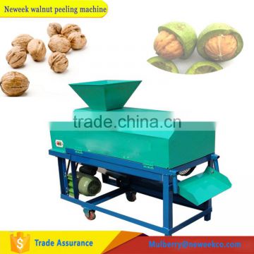 Neweek water scrubbing green walnut skin removing machine