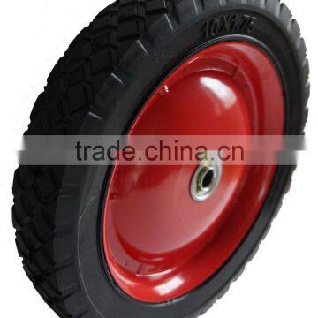 10" Semi-Pneumatic rubber wheel for lawn mowers. hand trucks. and yard tractors.