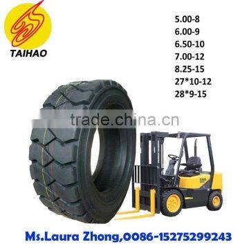 5.00-8 6.00-9 6.50-10 7.00-12 8.25-15 27*10-12 28*9-15 Forklift Tire Pneumatic Tire photo-4
