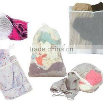 BSCI Portable Folding Colored Mesh Washable Laundry Bag photo-4