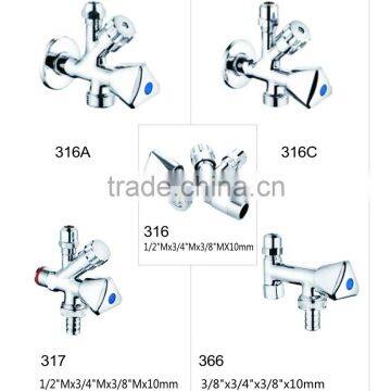 Hydraulic Fittings Water Angle Valve with Chrome Plated Made in China