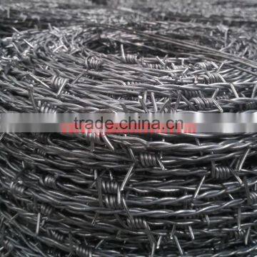 military galvanized iron barbed wire coil