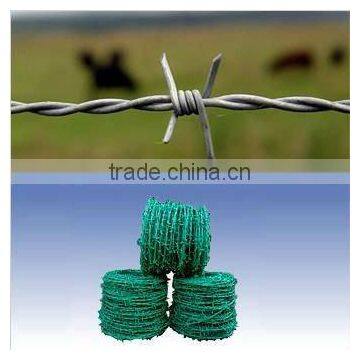 2014Electro&Hot Dipped Galvanized Steel Straight Barbed Wire(Joint Venture Manufacturer)