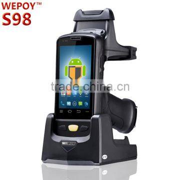 handheld android barcode scanner with RFID/Fingerprint/1D 2D Barcode