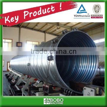 Metalic corrugated culvert pipe machine