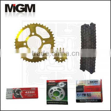 OEM motorcycle chains sprocket manufacturer,bajaj discover chain