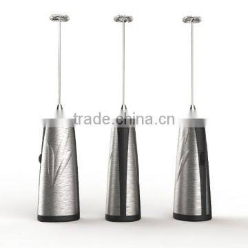 2016 Hot Promotional Stepless Speed Handheld Stainless Steel Electric Milk Frother photo-3