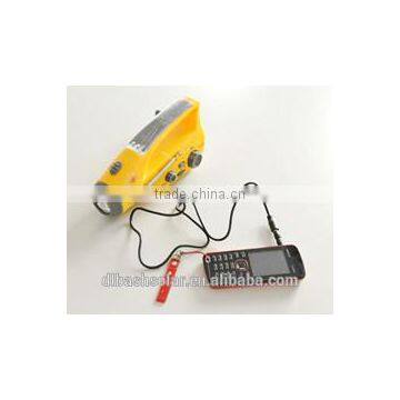 Solar AM FM Radio With Hand Crank Power Digital Mobile Portable Radio photo-2