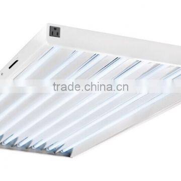 Hydroponic Indoor Grow Light Equipment T5 HO Fluorescent Lamp Tube 2 / 4 Feet 24 / 54 Watt Line Shape Aluminum Reflector Fixture photo-3