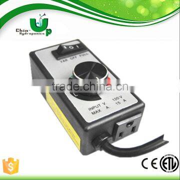 1500w Variable Fan Speed Controller for Hydroponics Inline Duct Exhaust Control