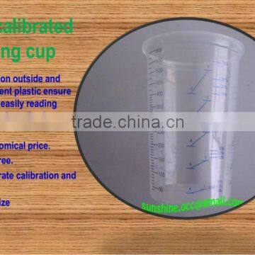 paint calibrated mixing cups