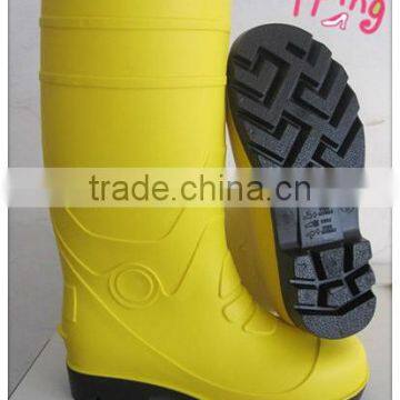 Pvc Light Yellow High Safety Boots photo-6