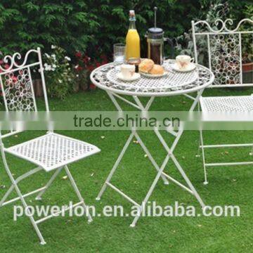 Vintage Shabby Chic Metal Arm Chair photo-6