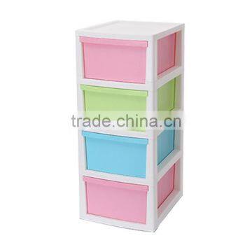 Plastic Four Layer Higher Underwear Socks Storage Drawer Cabinet