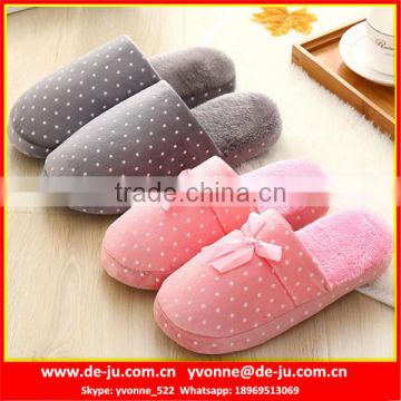 Dot Printing Foot Warmers Slippers