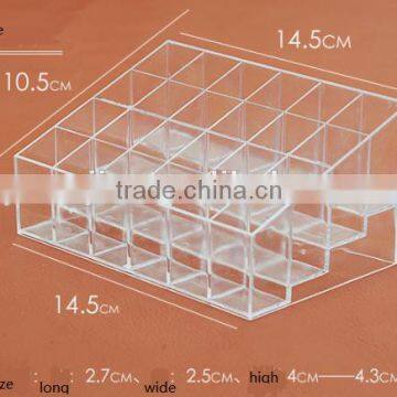 24 Lattices Plastic Lipstick Cosmetic Storage Rack
