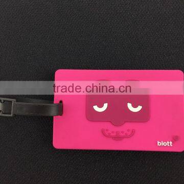 Samples Free Factory Supply Cheap Custom Plastic Rubber Silicone or Eco-friendly Pvc Luggage Tag photo-2
