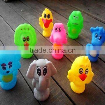 customized baby bath toy, cute soft play animal pvc bath toys,Spray water animal bath toys plastic toy