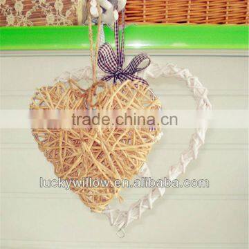 willow heart for home&garden decoration