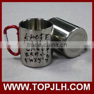 2017 Wholesale Stainless Steel Mug With Carabiner Handle photo-3