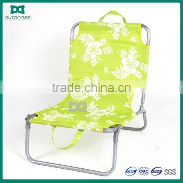 Hot sales folding low beach chair without armrest