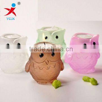 resistance high temperature Transparent creative glass candle holders