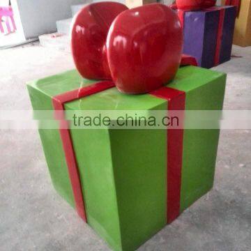 Outdoor FRP Strong Gift-box Decoration photo-5