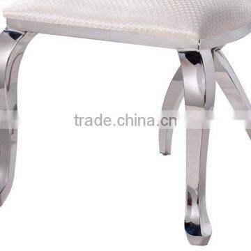B8069 Angel Wing White Leather Recliner Dining Chair photo-5