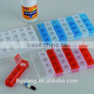 Wholesale 28 Compartments Plastic Weekly Pill Box photo-2