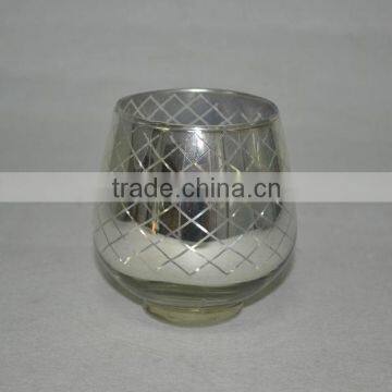 Hot sale high quality glass candle holder