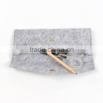 Wholesale Cheap Fancy Felt Zipper Pencil Bag photo-2